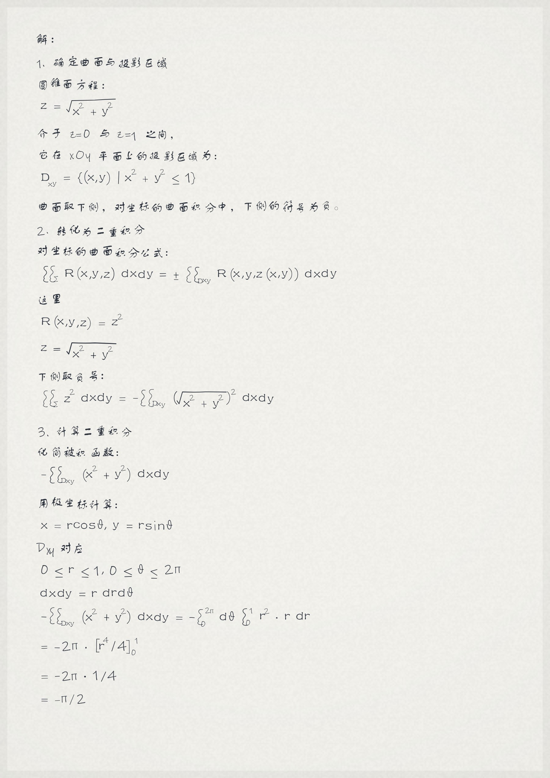 手写渲染效果